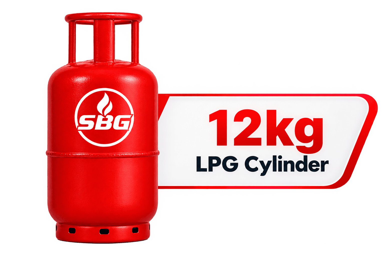 Domestic LPG cylinder — 12 kg cylinders
