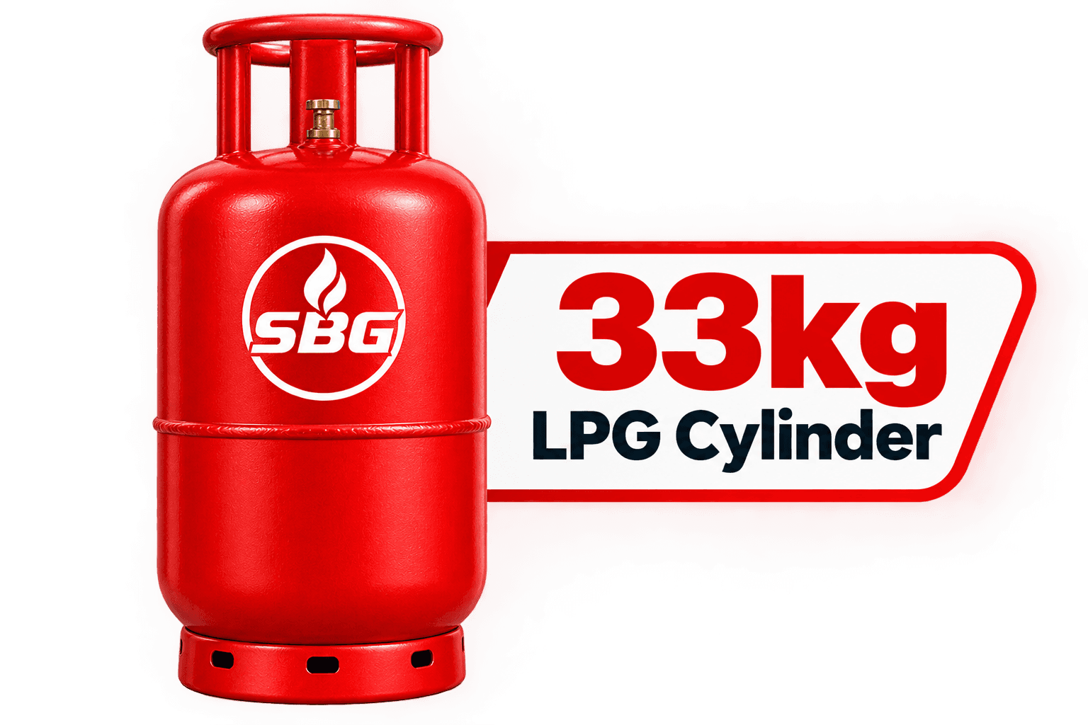 Industrial LPG cylinder — 33 kg cylinders